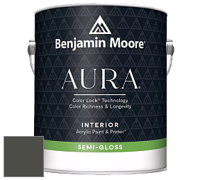 Benjamin Moore Aura 528 Waterborne Interior Semi-gloss Finish краска цвет RAL 7022 