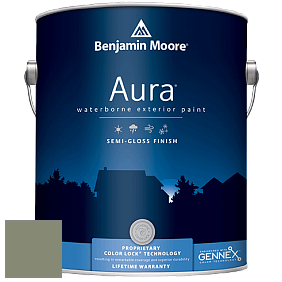 Benjamin Moore Aura 632 Waterborne Exterior Semi-Gloss Finish краска цвет AF-460 
