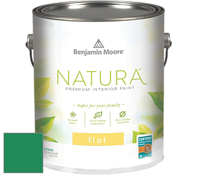 Benjamin Moore 512 Natura Interior Flat Finish матовая краска цвет 2039-20 Emerald Isle
