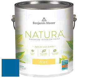 Benjamin Moore 512 Natura Interior Flat Finish матовая краска цвет NCS S 3065-R90B 