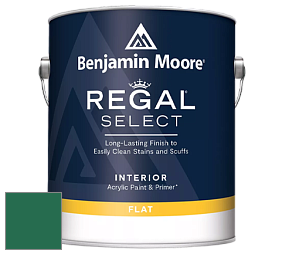 Benjamin Moore 547 Regal Select Waterborne Interior Flat Finish краска цвет 2044-10 Green