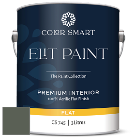 COLOR SMART CS 745 ELIT PAINT глубокоматовая моющаяся краска цвет NCS S 7010-G30Y 