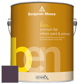 Benjamin Moore Ben W625 Premium Interior Latex Flat краска цвет NCS S 7020-R40B 