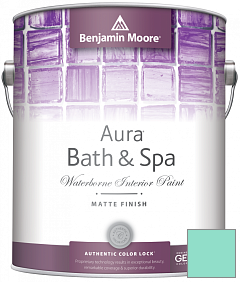 Краска Benjamin Moore Aura Bath & Spa Interior Paint Matte Finish (532) цвет 2045-50 Green Coral