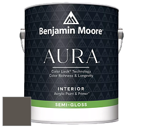 Benjamin Moore Aura 528 Waterborne Interior Semi-gloss Finish краска цвет 1547 Dragon's Breath