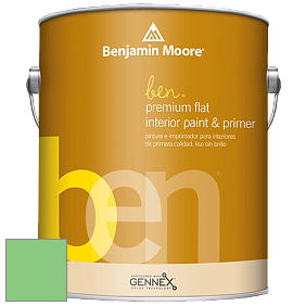 Benjamin Moore Ben W625 Premium Interior Latex Flat краска цвет 2033-40 Lime Tart