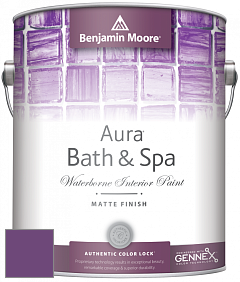 Benjamin Moore Aura 532 Bath & Spa Waterborne Interior Paint Matte Finish краска цвет NCS S 4050-R50B 