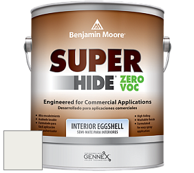 Benjamin Moore 357 Super Hide Zero Voc Interior Eggshell краска цвет 869 Oxford White
