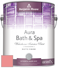 Benjamin Moore Aura 532 Bath & Spa Waterborne Interior Paint Matte Finish краска цвет 2011-40 Old World