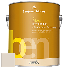 Benjamin Moore Ben W625 Premium Interior Latex Flat краска цвет AF-55 