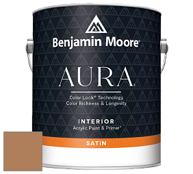 Benjamin Moore Aura 526 Waterborne Interior Satin Finish покрытие цвет 1091 Warm Apple Crisp