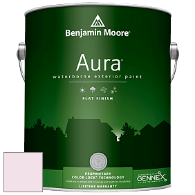 Benjamin Moore Aura 629 Waterborne Exterior Flat Finish краска цвет 2078-70 Pink Peony