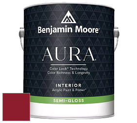 Benjamin Moore Aura 528 Waterborne Interior Semi-gloss Finish краска цвет RAL 3003 