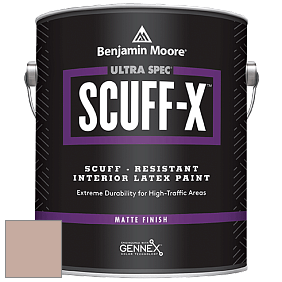 Benjamin Moore 484 Ultra Spec SCUFF-X Interior Matte Finish краска цвет 2096-50 Cappuccino