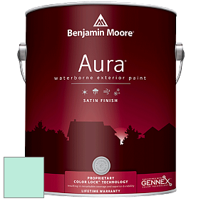Benjamin Moore Aura 631 Waterborne Exterior Satin Finish краска цвет 2044-60 Crystal Clear