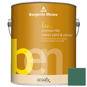 Краска Ben Premium Interior Latex Flat (W625) цвет 595 Deep Jungle