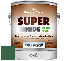 Benjamin Moore 357 Super Hide Zero Voc Interior Eggshell краска цвет 2040-10 Rainforest Foliage