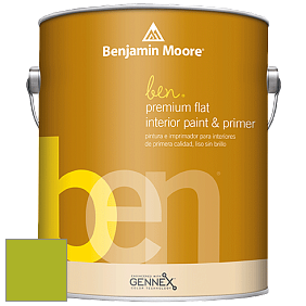 Benjamin Moore Ben W625 Premium Interior Latex Flat краска цвет NCS S 1075-G50Y 