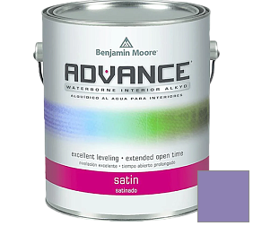 Краска Benjamin Moore 792. Advance Interior Paint-Satin эмаль цвет 1398 Charmed Violet