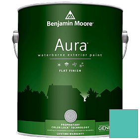 Краска Aura Waterborne Exterior Flat Finish (629) цвет 663 Teal Tone