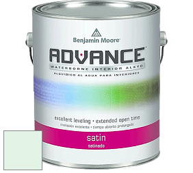 Benjamin Moore 792 Advance Interior Paint-Satin эмаль цвет 2036-70 CrÃ¨me de Mint