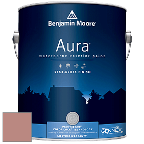 Benjamin Moore Aura 632 Waterborne Exterior Semi-Gloss Finish краска цвет 2094-40 Soft Cranberry