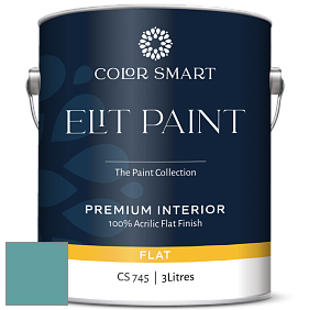 COLOR SMART CS 745 ELIT PAINT глубокоматовая моющаяся краска цвет 2052-40 Blue Spa