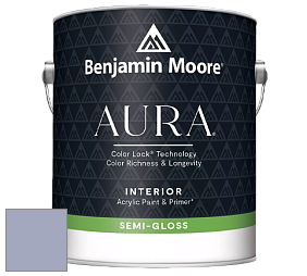 Benjamin Moore Aura 528 Waterborne Interior Semi-gloss Finish краска цвет 1412 Central Mauve