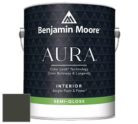 Benjamin Moore Aura 528 Waterborne Interior Semi-gloss Finish краска цвет NCS S 8505-G50Y 