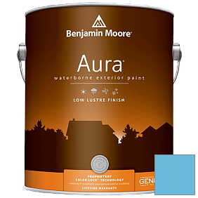 Краска Aura Waterborne Exterior Low Lustre Finish (634) цвет 789 Sea to Shining Sea