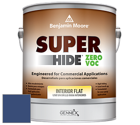 Benjamin Moore 355 Super Hide Zero Voc Interior Flat краска цвет 2066-10 Blue