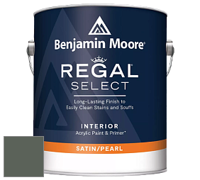Benjamin Moore 550 Regal Select Waterborne Interior Pearl Finish краска цвет RAL 7009 