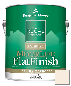 Краска Regal Select Exterior Paint-MoorLife Flat Finish (W105) цвет 2157-70 Ivory Tower