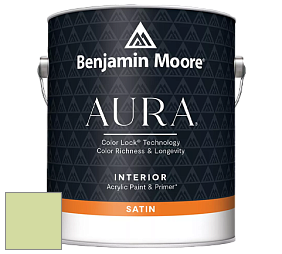 Benjamin Moore Aura 526 Waterborne Interior Satin Finish покрытие цвет 2029-50 Potpourri Green