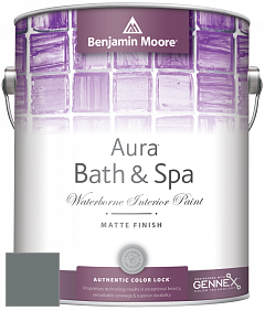 Benjamin Moore Aura 532 Bath & Spa Waterborne Interior Paint Matte Finish краска цвет NCS S 6005-B20G 
