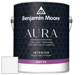 Benjamin Moore Aura 522 Interior Paint - Matte краска цвет OC-68 Distant Gray