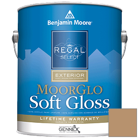 Краска Regal Select Exterior Paint-Moor GloSoft Gloss Finish (W096) цвет 1062 Baked Cumin