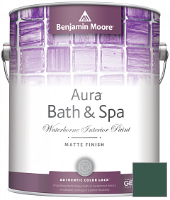 Краска Benjamin Moore Aura Bath & Spa Interior Paint Matte Finish (532) цвет 2052-10 Ocean Tropic