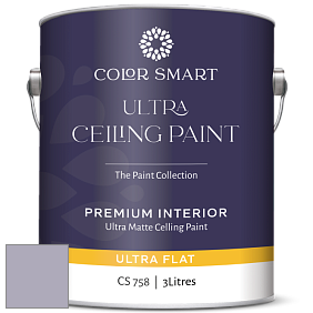 COLOR SMART CS 758 ULTRA CEILING PAINT ультраматовая краска цвет 2117-50 Spring Violet