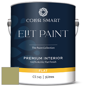 COLOR SMART CS 745 ELIT PAINT глубокоматовая моющаяся краска цвет 2145-30 Brookside Moss