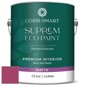 COLOR SMART CS 619 SUPREM ECO PAINT матовая краска цвет NCS S 2065-R20B 