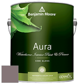 Benjamin Moore Aura 528 Waterborne Interior Semi-gloss Finish краска цвет 2113-40 Cinnamon Slate