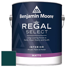 Benjamin Moore 548 IRegal Select Interior Paint - Matte краска цвет RAL 6004 