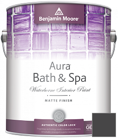 Краска Benjamin Moore Aura Bath & Spa Interior Paint Matte Finish (532) цвет 2118-10 Universal Black