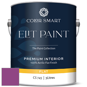 COLOR SMART CS 745 ELIT PAINT глубокоматовая моющаяся краска цвет RAL 4008 