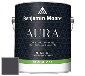 Benjamin Moore Aura 528 Waterborne Interior Semi-gloss Finish краска цвет NCS S 8005-R50B 