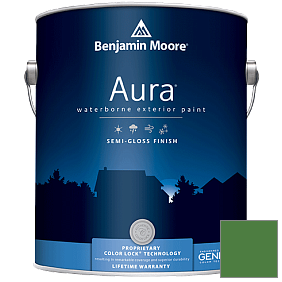 Краска Aura Waterborne Exterior Semi-Gloss Finish (632) цвет 2034-20 Vine Green