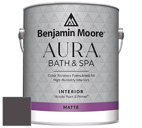 Benjamin Moore Aura 532 Bath & Spa Waterborne Interior Paint Matte Finish краска цвет NCS S 8005-R20B 