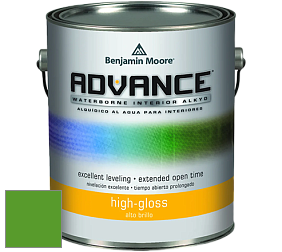Benjamin Moore 794 Advance Interior Paint-High Gloss глянцевая алкидная эмаль цвет 2032-10 Neon Green