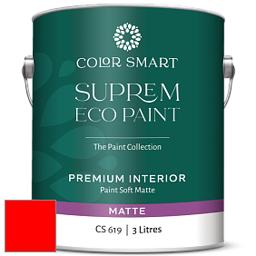 COLOR SMART CS 619 SUPREM ECO PAINT матовая краска цвет RAL 3026 